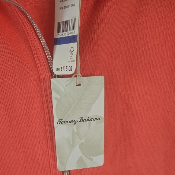 Tommy Bahama Vibrant Coral Women's Jacket XL - Picture 4 of 12